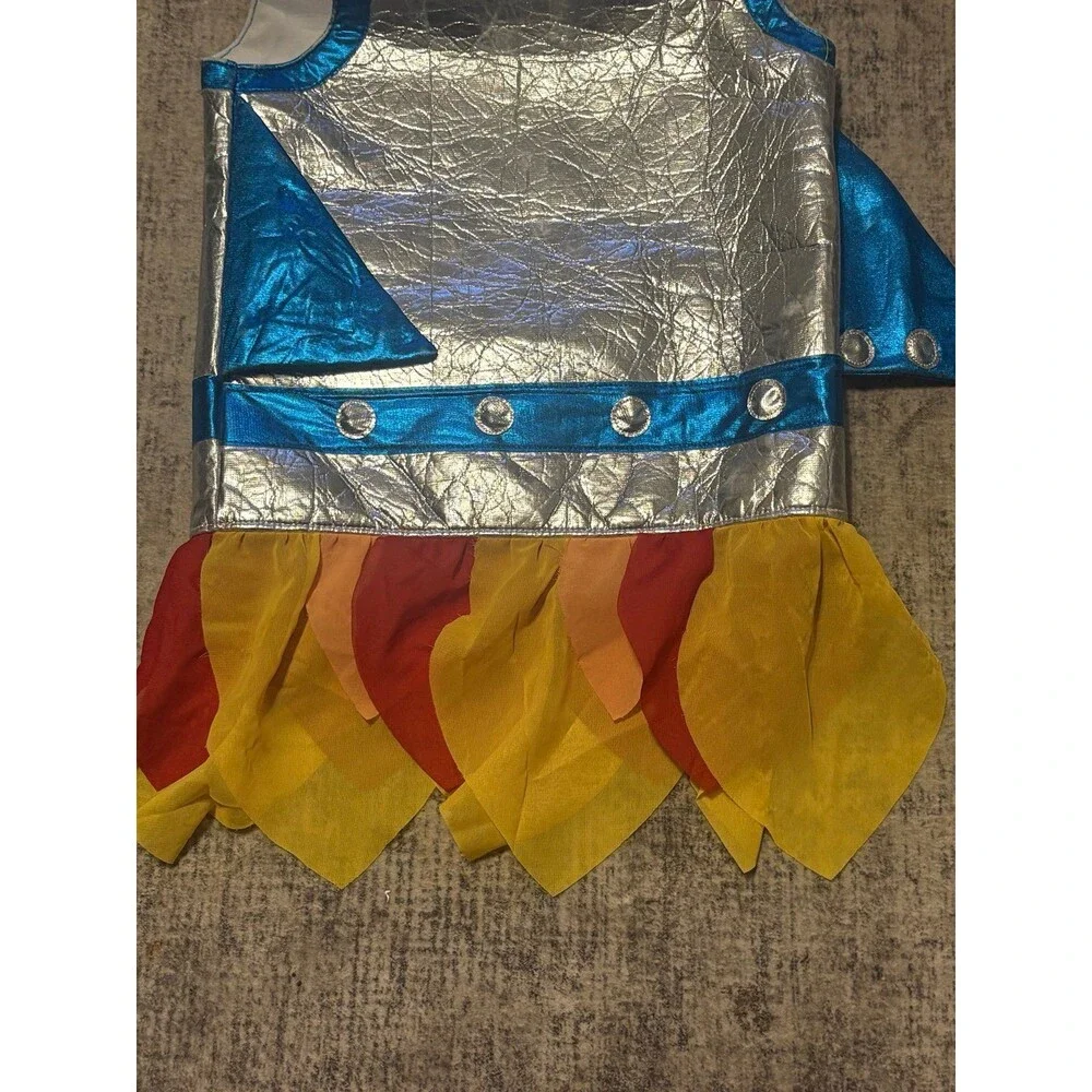 Pottery Barn Kids 3D Rocket Ship Costume Dress Up Pretend Play Size 3T